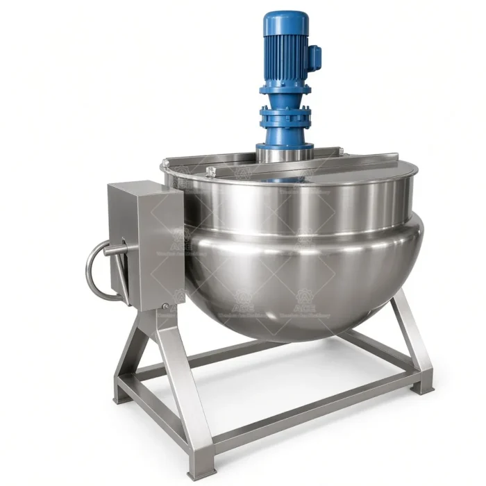 Jacketed Cooking Kettle with Agitator for Jam and Food Processing：圖片 6