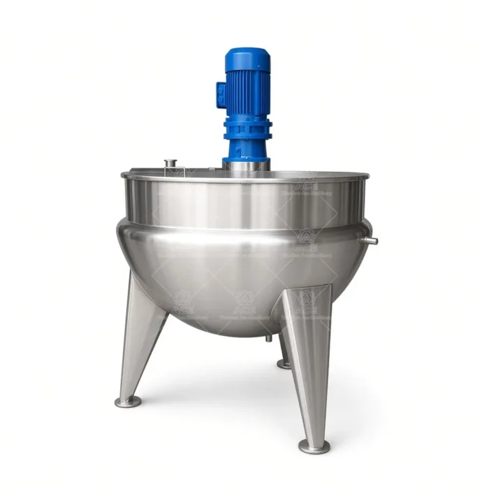 Gas Heated Tilting Jacketed Kettle with Mixer for Sauce Processing：圖片 2