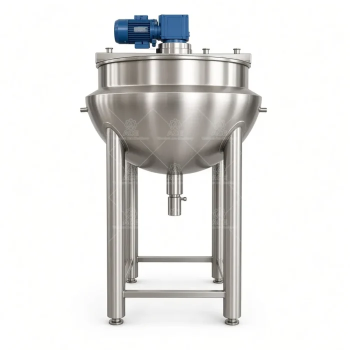 Jacketed Cooking Kettle with Agitator for Jam and Food Processing - 이미지 2