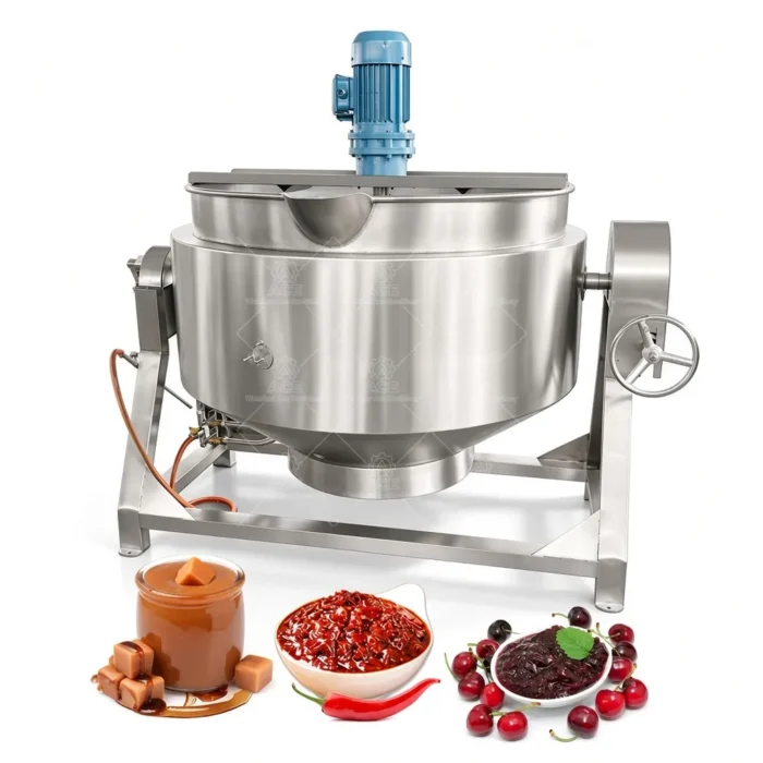 Electric Jacketed Melting Kettle with Agitator and Tilting Option：圖片 2