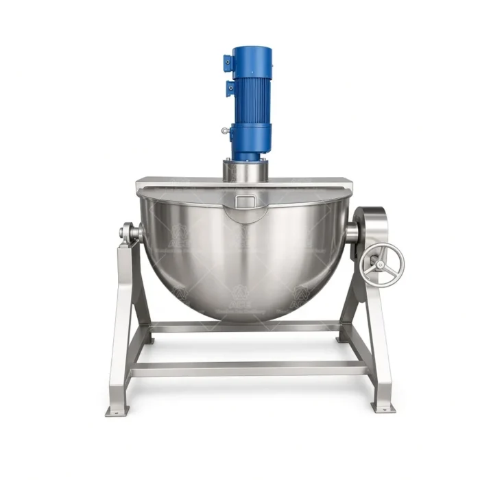 Steam Jacketed Kettle with Agitator for Cassava Garri Processing - Imagen 6
