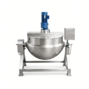 Jacketed Cooking Kettle with Agitator, Electric or Steam Heating - Image 6
