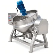 Jacketed Cooking Kettle with Mixer for Soup, Sauce and Paste - Image 6