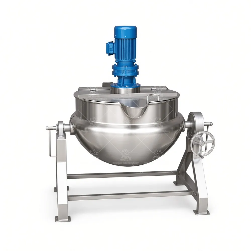 Automatic Steam Jacketed Kettle with Agitator for Candy, Sauce and Jam