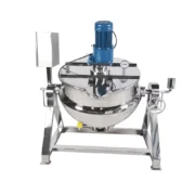 Jacketed Cooking Kettle with Mixer for Jam, Sauces and Food Processing - Image 2