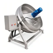 Jacketed Cooking Kettle with Mixer for Jam, Sauces and Food Processing - Image 4