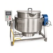 Jacketed Cooking Kettle with Mixer for Jam, Sauces and Food Processing - Image 5