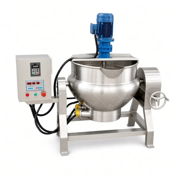 Custom Electric Heated Jacketed Kettle with Agitation for Food Processing - 이미지 6
