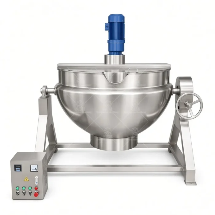 Electric Jacketed Cooking Kettle for Candy and Sugar Processing - Ảnh 2