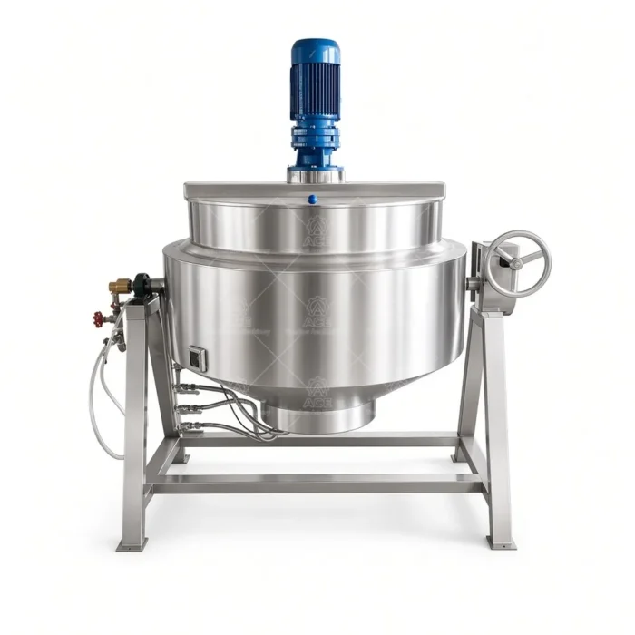 Electric Jacketed Cooking Kettle for Candy and Sugar Processing - Ảnh 4
