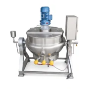Industrial Jacketed Cooking Kettle for Soup, Sauce and Food Processing - Gambar 2