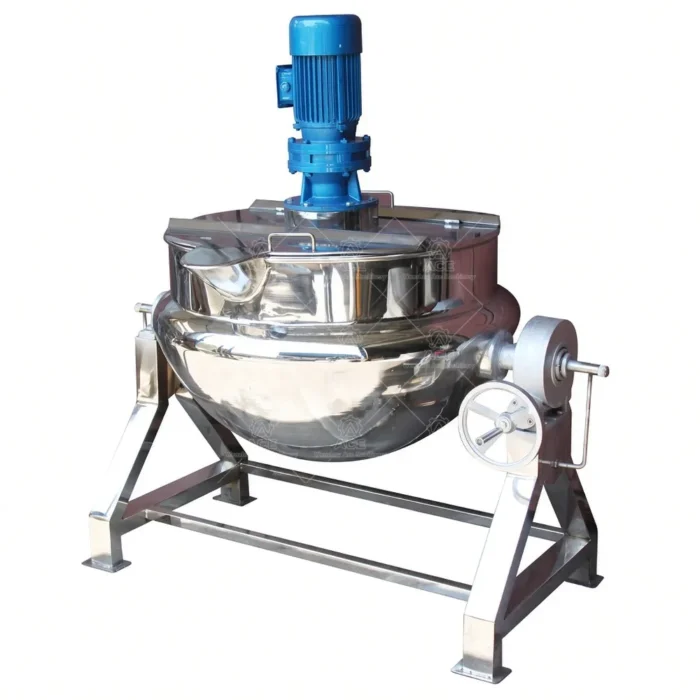 Jacketed Cooking Kettle with Insulation, 50–1000L, Multiple Heating Options - Image 5
