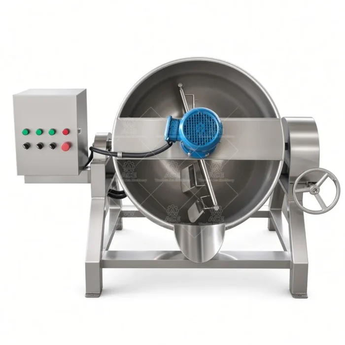 Jacketed Kettle with Scraper, Tilting Sugar Melting Pot：圖片 3