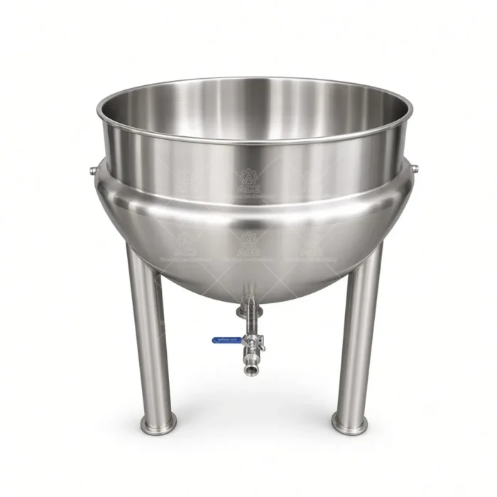 Industrial Jacketed Kettle for Sauces, Jam and Food Processing - Imagen 3
