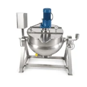 Industrial Jacketed Cooking Kettle with Optional Agitator, 50–1000L - 이미지 2