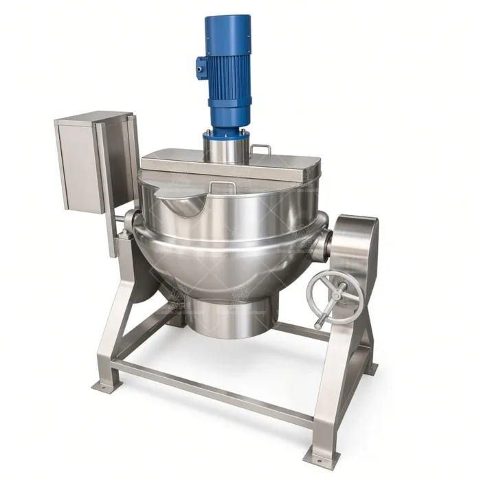 Industrial Tilting Jacketed Kettle with Optional Agitator and Heat Options - 이미지 6