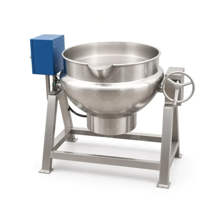 100L Electric Jacketed Cooking Kettle with Mixer for Jam and Sauces - Gambar 2