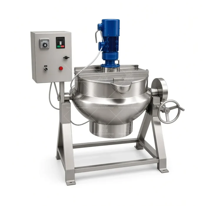Jacketed Cooking Kettle with Scraper Mixer for Sauce and Candy - รูปภาพ 4