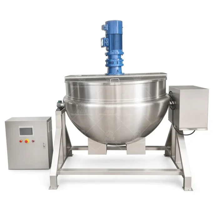 Jacketed Cooking Kettle with Scraper Mixer for Sauce and Candy - รูปภาพ 5