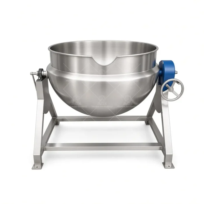 Industrial Jacketed Cooking Kettle with Agitator for Curry Paste and Jam - Image 6