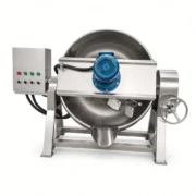 Industrial Jacketed Cooking Kettle for Bone Broth and Food Processing - Imagem 2