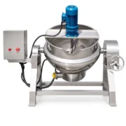 Industrial Jacketed Cooking Kettle for Bone Broth and Food Processing - Imagem 4