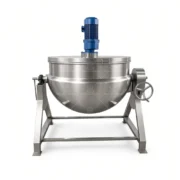 Industrial Jacketed Cooking Kettle for Bone Broth and Food Processing - Imagem 5