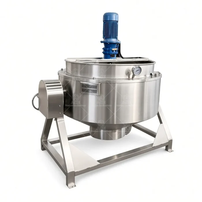 Jacketed Cooking Kettle for Jam Sauce and Food Processing：圖片 3