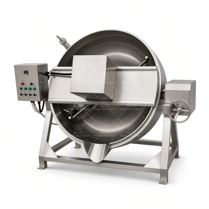 Industrial Jacketed Kettle with Electric Heating and Optional Agitator - 이미지 4
