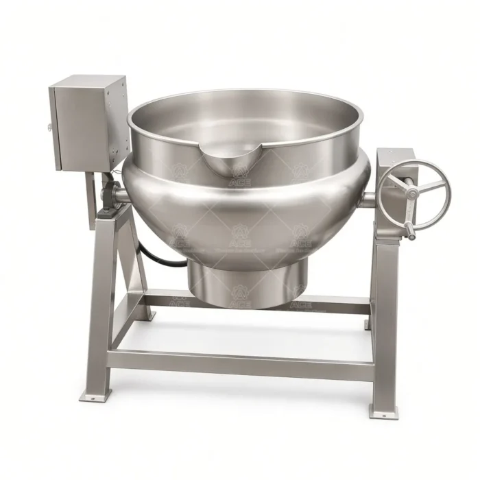 Industrial Jacketed Cooking Kettle for Jam Sauce and Confectionery - Imagem 3