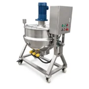 Industrial Jacketed Kettle with Mixer for Jam, Sauces & Food Processing