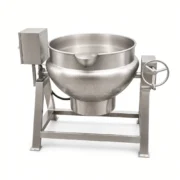 Industrial Jacketed Cooking Kettle with Agitator for Jam and Candy - Image 3