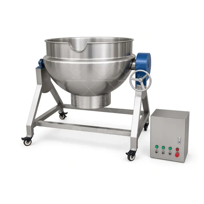 Industrial Jacketed Kettle with Agitator, 50L–1000L：圖片 4