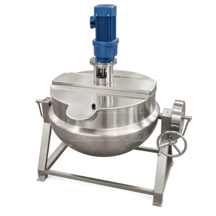 Electric Jacketed Kettle for Peanut Candy and Sugar Cooking - 图片 6