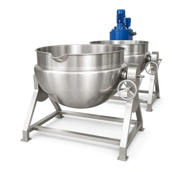 Jacketed Cooking Kettle with Mixer for Jam and Food Processing - Imagen 5