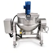 Electric Jacketed Kettle for Food Processing, 50–1000L, Tilting Options - รูปภาพ 4