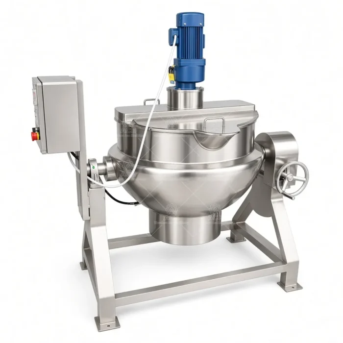 Tilting Jacketed Cooking Kettle for Sauces, Soups and Stewed Beef：圖片 5