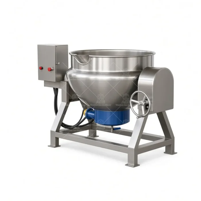 Tilting Jacketed Cooking Kettle for Sauces, Soups and Stewed Beef：圖片 6