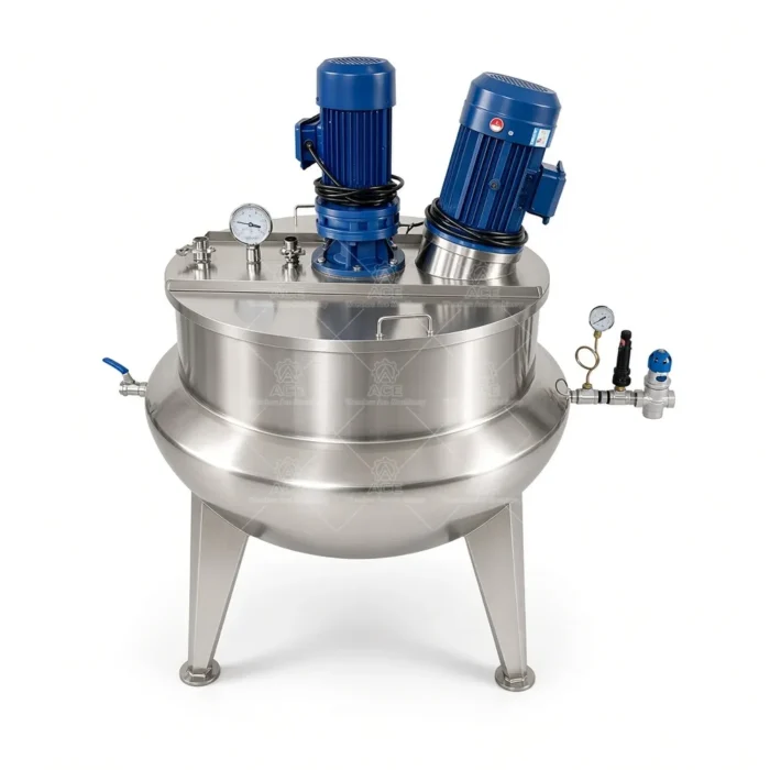 Jacketed Kettle for Soy Sauce, Vinegar, Syrup & Food Processing - Imagem 5