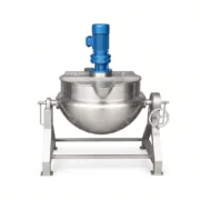 100L Gas Heated Jacketed Kettle for Sauce Noodles and Vegetables - Image 4