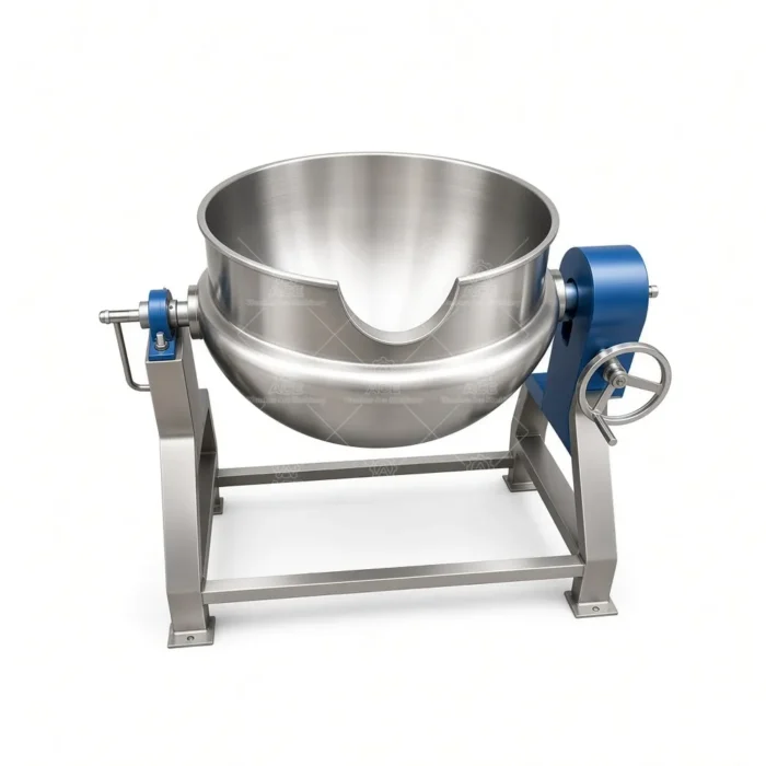 Commercial Tilting Jacketed Kettle with Agitator for Sauces and Jam - Imagem 6