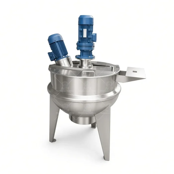 Jacketed Kettle Cooker with Agitator for Sauces Soups and Jam - Gambar 4
