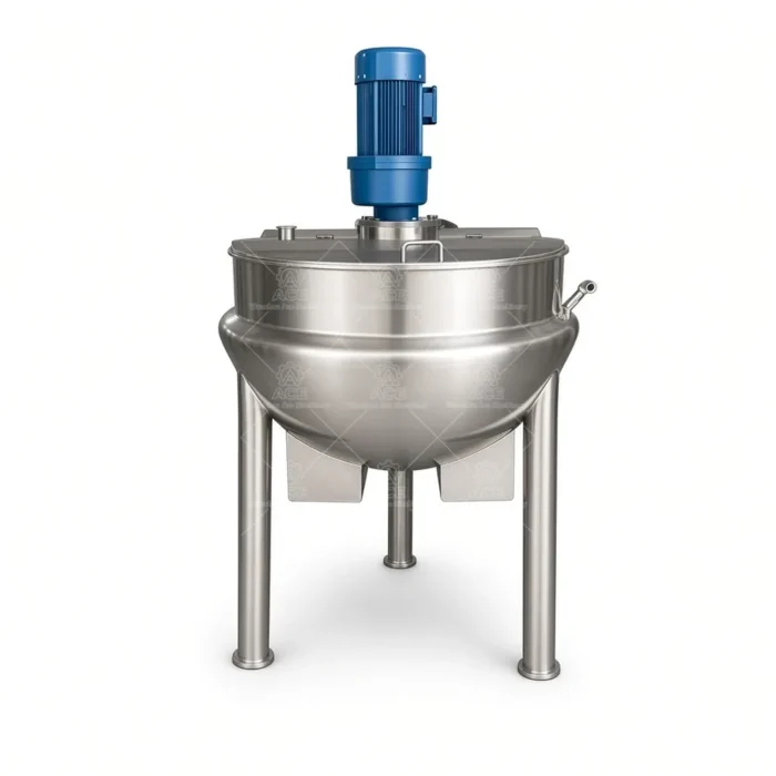 Jacketed Cooking Kettle with Mixer for Food Processing - รูปภาพ 4