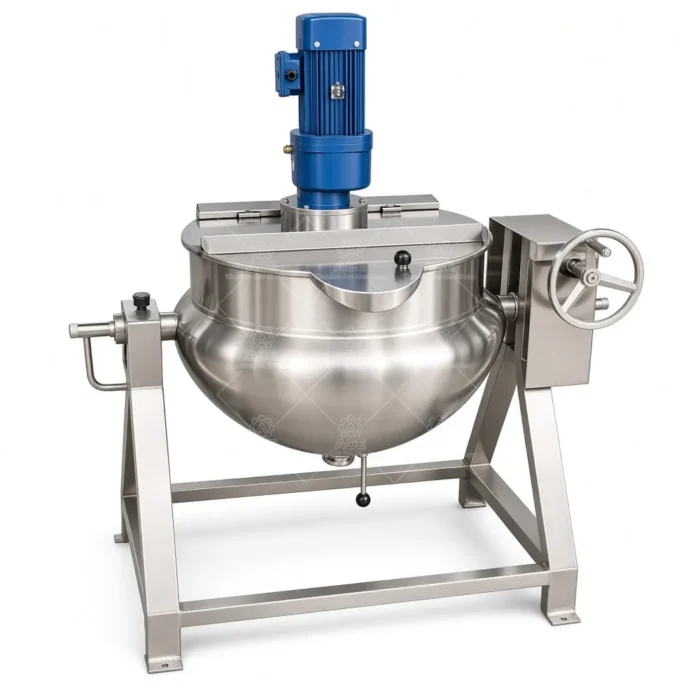 Jacketed Cooking Kettle with Mixer for Food Processing - รูปภาพ 5