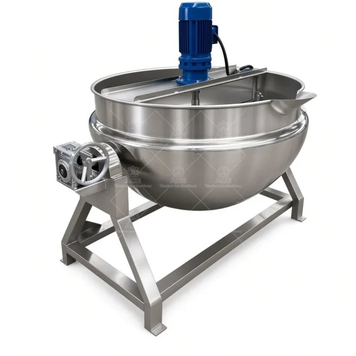 Tilting Jacketed Cooking Kettle for Commercial Food Processing - Ảnh 6