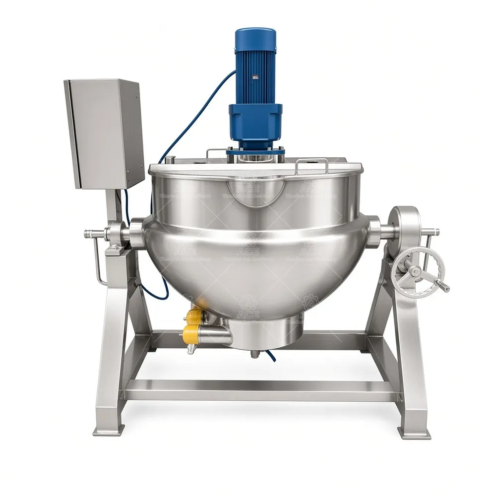 1 (720).webp Tilting Electric Jacketed Kettle for Sauces, Candy, and Chili Paste - Image 1