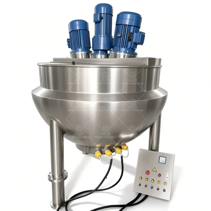 Tilting Jacketed Kettle for Jam, Chili Sauce and Food Processing - Image 5