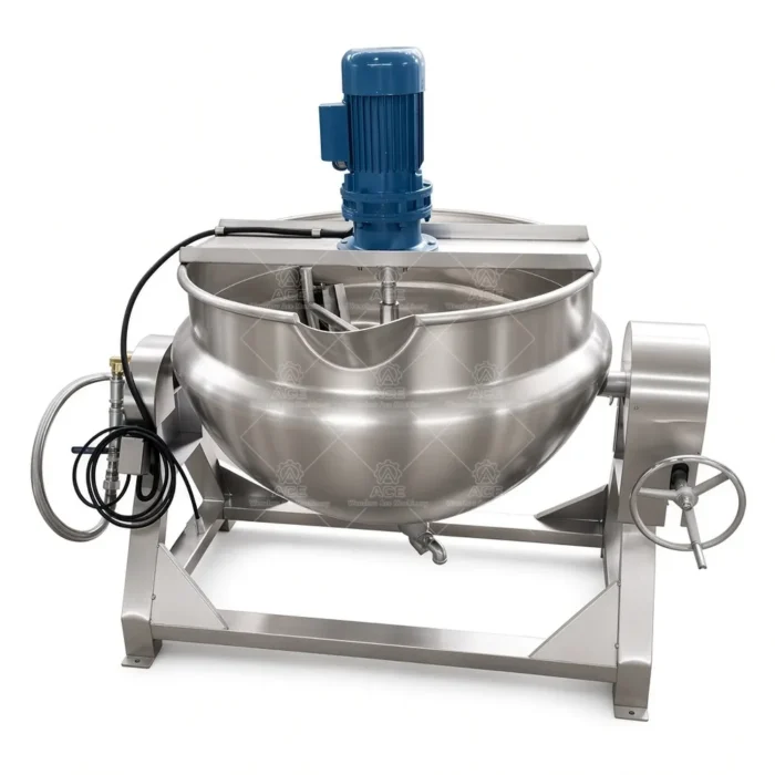 Jacketed Kettle Cooker for Jam, Chili Sauce, and Food Processing - Image 4