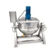 Industrial Jacketed Cooking Kettle with Gas, Electric, Steam or Oil Heating - 이미지 6