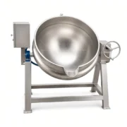 500L Jacketed Cooking Kettle with Agitator for Soy Milk and Food Processing - Imagem 6